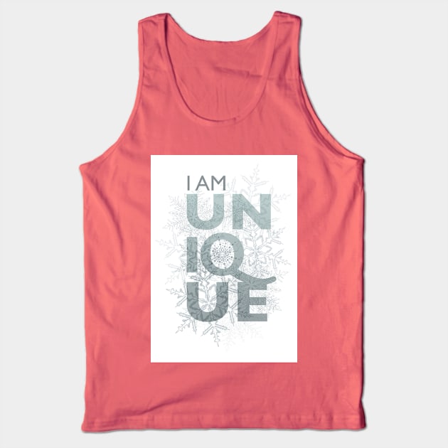 I AM UNIQUE-VORTEX SHIRT Tank Top by lyricsbyjosie